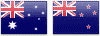 AUD NZD Flags