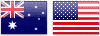 AUD USD Flags