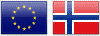 EUR NOK Flags