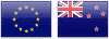 EUR NZD Flags