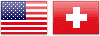 USD CHF Flags