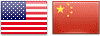 USD CNY Flags