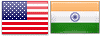 USD INR Flags