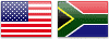 USD ZAR Flags
