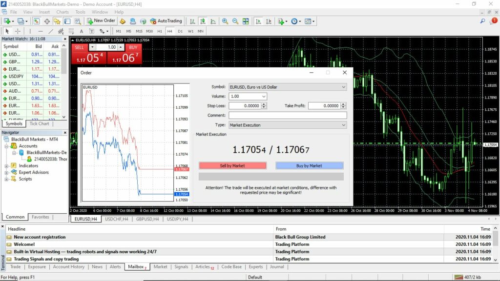 BlackBull Markets Trading Platform